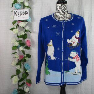 HOLIDAY TIME Christmas Sweater NWT Size Large(10-12)